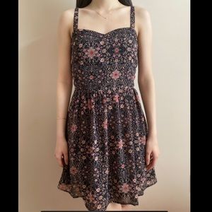 Garage - Chiffon Sweetheart Neckline Spaghetti Strap Dress